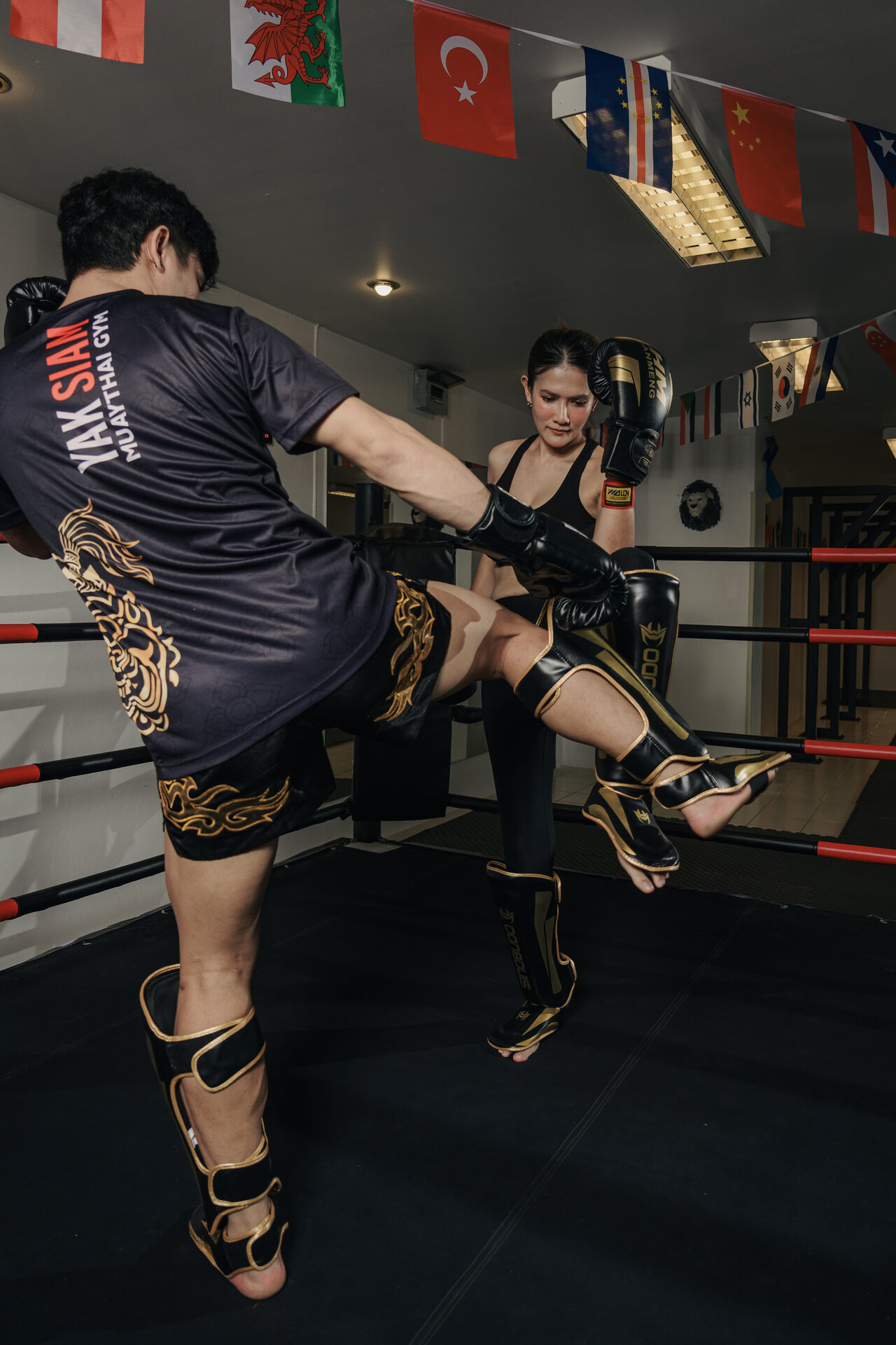 Certified Muay Thai coach at Yak Siam Gym Chiang Mai