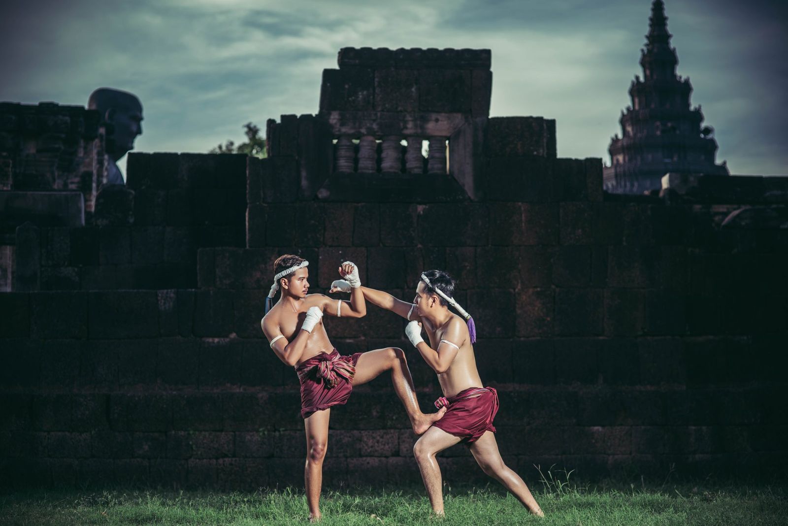 การฝึกซ้อมมวยไทย — Authentic Muay Thai sparring training session